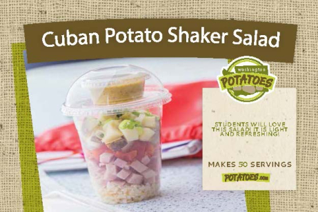 Cuban Potato Shaker Salad