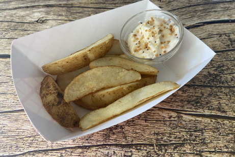 Potato Wedges with Everything Dip